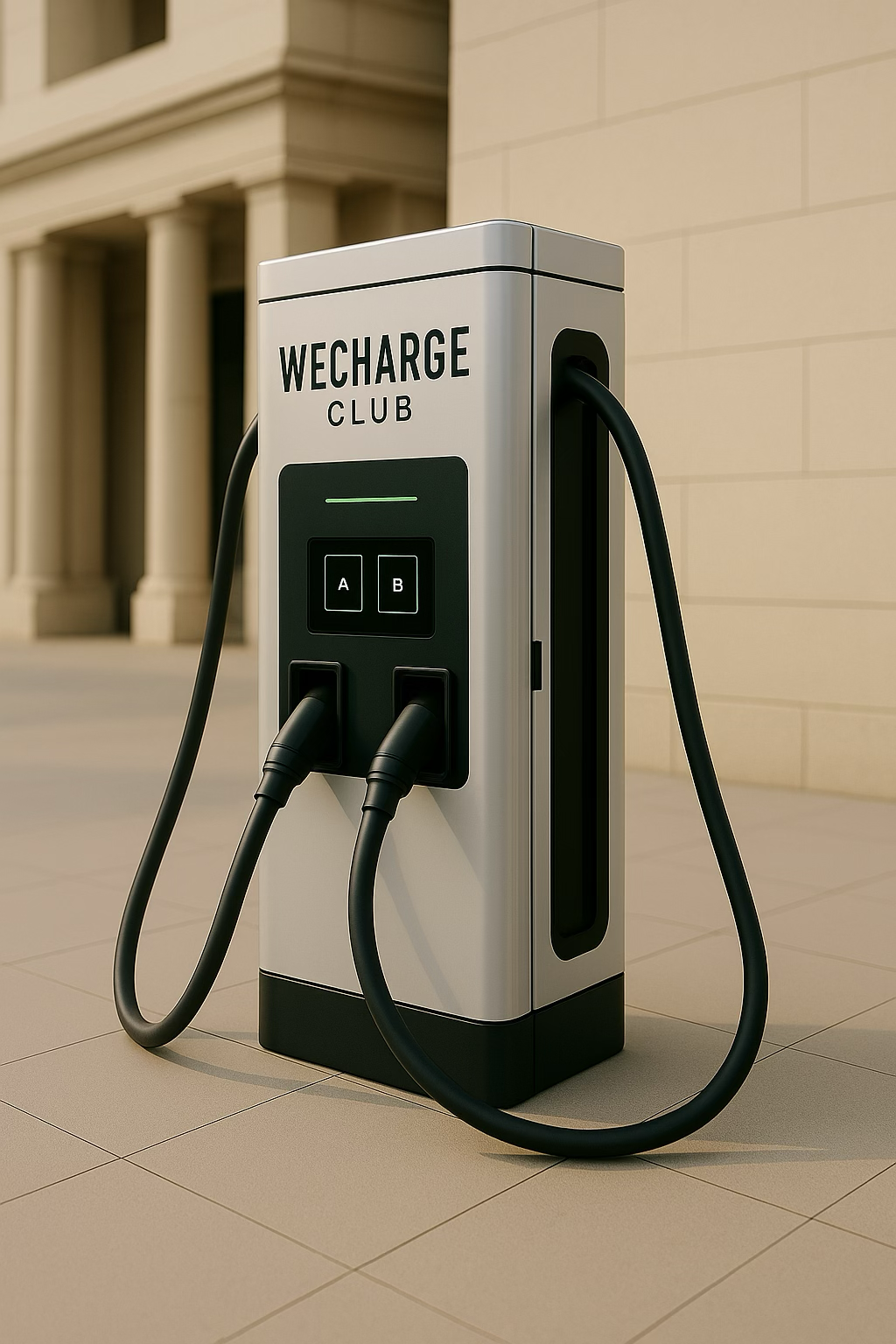 Premium WeCharge.club Charging Station